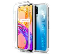 Cool Funda Silicona 3D para Realme 8/8 Pro (Transparente Frontal + Trasera)