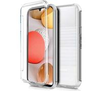 Cool Funda Silicona 3D para Samsung A426 Galaxy A42 5G (Transparente Frontal + Trasera)