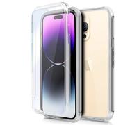 Funda de silicona 3D para iPhone 14 Pro Max (transparente) - COOL