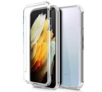 Funda Silicona 3D Para Samsung G998 Galaxy S21 Ultra (Transparente Frontal + Trasera)