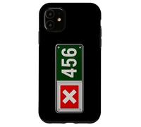 Cool Funny 456 Code Number Illustration Graphic Designs Carcasa para iPhone 11