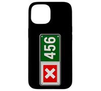 Cool Funny 456 Code Number Illustration Graphic Designs Carcasa para iPhone 15