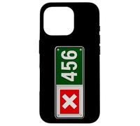 Cool Funny 456 Code Number Illustration Graphic Designs Carcasa para iPhone 16 Pro