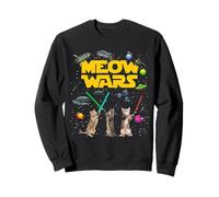 Cool Funny Cats Wars Cartoon Anime Illustration Graphic Sudadera