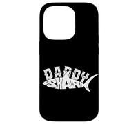 Cool Funny Daddy, Strong Muscles Shark, Best Dad Ever Fun Carcasa para iPhone 14 Pro