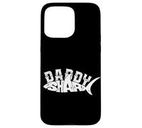 Cool Funny Daddy, Strong Muscles Shark, Best Dad Ever Fun Carcasa para iPhone 15 Pro MAX