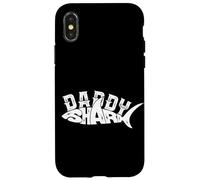 Cool Funny Daddy, Strong Muscles Shark, Best Dad Ever Fun Carcasa para iPhone X/XS
