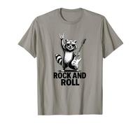 Cool Funny Rock & Roll Raccoon Cartoon Graphic Designs Camiseta