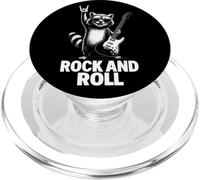 Cool Funny Rock & Roll Raccoon Cartoon Graphic Designs PopSockets PopGrip para MagSafe