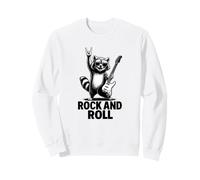 Cool Funny Rock & Roll Raccoon Cartoon Graphic Designs Sudadera