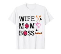 Cool Funny Wife Mom Boss T Shirt, Awesome Best Mom Forever Camiseta