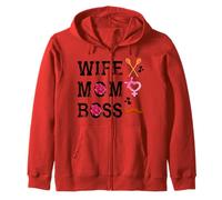 Cool Funny Wife Mom Boss T Shirt, Awesome Best Mom Forever Sudadera con Capucha