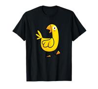 Cool Funny Yellow Chicken Illustration Graphic Designs Camiseta