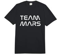 Cool Futuristic White Text Design Team Mars Exploration Comfort Colors Adult Heavyweight T-Shirt
