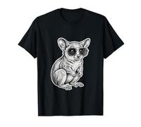 Cool Gálago Gafas Dibujo Bush Baby Camiseta
