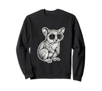 Cool Gálago Gafas Dibujo Bush Baby Sudadera