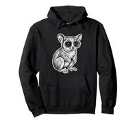 Cool Gálago Gafas Dibujo Bush Baby Sudadera con Capucha