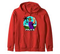 Cool Golf Par Cinco Divertido Nuevo Golfista Amante Enlaces Jugador Novedad Sudadera con Capucha