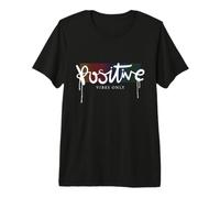 Cool Good Positive Vibes Only Motivational Quotes Graphic Camiseta Premium