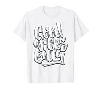 Cool Graffiti Vibes Art Inspirational Quotes Graphic Camiseta gráfica económica, Hombre, Blanco, L