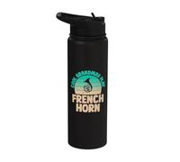 Cool Grandmas jugar Cuerno Francés Abuela Cuerno Francés Stainless Steel Insulated Water Bottle