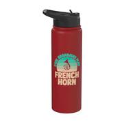 Cool Grandmas jugar Cuerno Francés Abuela Cuerno Francés Stainless Steel Insulated Water Bottle
