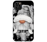 Cool Grey Santa Gnomie For Gothic and EMO with Winter GNOME Carcasa para iPhone 11 Pro MAX