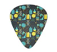 Cool Guitar pick Classic Guitar Picks Unique Guitar Picks para bajo Guitarra eléctrica Guitarra acústica Amantes guitarristas regalo (Ciencia Matemática Física Química Biología)
