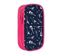 Cool Guitars - Estuche organizador para lápices, color azul marino, color, 5.0cm*10.5cm*20.5cm, Estuche para lápices