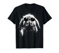 Cool Holland Lop Rabbit con Tonos Redondos Estilo Grunge Camiseta