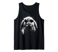 Cool Holland Lop Rabbit con Tonos Redondos Estilo Grunge Camiseta sin Mangas