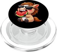 Cool Horse with Sandía Summer Vibes PopSockets PopGrip para MagSafe