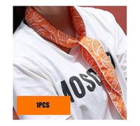 Cool Ice Scarf Headband Ice Scarf Outdoor Ice Belt Sports Headband To Cool Off The Heat Hairband Iceorange