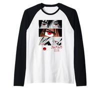 Cool Japanese Anime Manga Warrior Characters Outfit Graphic Camiseta Manga Raglan