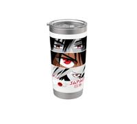 Cool Japanese Anime Manga Warrior Characters Outfit Graphic Vaso térmico de acero inoxidable de doble pared