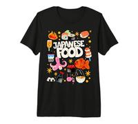 Cool Japanese Food Illustration Novelty Graphic Designs Camiseta Premium