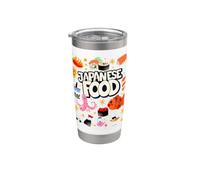 Cool Japanese Food Illustration Novelty Graphic Designs Vaso térmico de acero inoxidable de doble pared