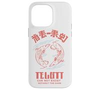 Cool jappasse Koi Fish Yin Yang Balance de luz y Oscuridad Carcasa para iPhone 14 Pro MAX