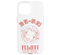 Cool jappasse Koi Fish Yin Yang Balance de luz y Oscuridad Carcasa para iPhone 15