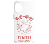 Cool jappasse Koi Fish Yin Yang Balance de luz y Oscuridad Carcasa para iPhone 16