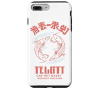 Cool jappasse Koi Fish Yin Yang Balance de luz y Oscuridad Carcasa para iPhone 7 Plus/8 Plus