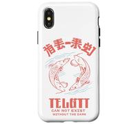 Cool jappasse Koi Fish Yin Yang Balance de luz y Oscuridad Carcasa para iPhone X/XS