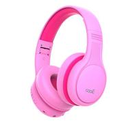 Cool Kids Auriculares Bluetooth Infantiles con Limitador de Volumen Rosas