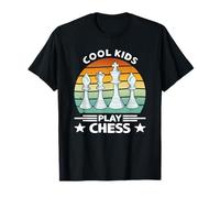 Cool Kids Play Chess Juego de mesa de jaque mate de ajedrez Camiseta