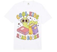 Cool Kids Read Books Bookworm Reading for Kids Comfort Colors Adult Heavyweight T-Shirt