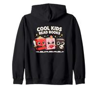 Cool Kids Read Books Cute Bookworm Reading Squad Sudadera con Capucha