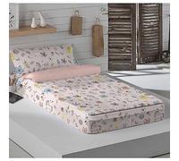 COOL KIDS Saco Nórdico con Relleno Cama 105, 100% Algodón, Juego de Saco Nórdico 105x190/200 cm + Relleno de 300 gr + 1 Funda de Almohada 45x125, Dinky