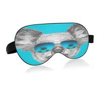Cool Koala Gafas de sol Antifaz para dormir Bloqueo de luz Divertida máscara para dormir con correa ajustable Linda suave y ligera cubierta para ojos con los ojos vendados para hombres mujeres trabajo