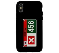 Cool Korea 456 Code Number Illustration Graphic Designs Carcasa para iPhone X/XS