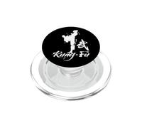 Cool Kung Fu Man Dragon Fighting Graphic Tees & Cool Designs PopSockets PopGrip para MagSafe